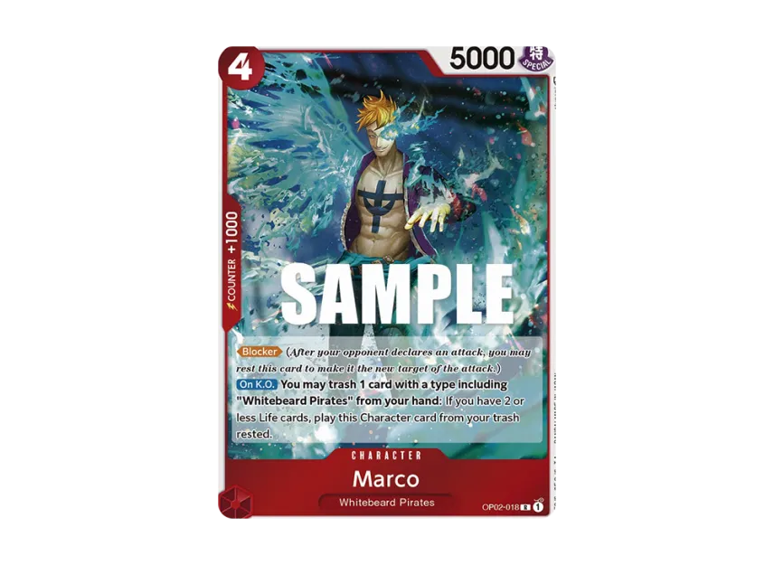 Marco R [OP02-018] [EN] (Booster Pack "Paramount War")