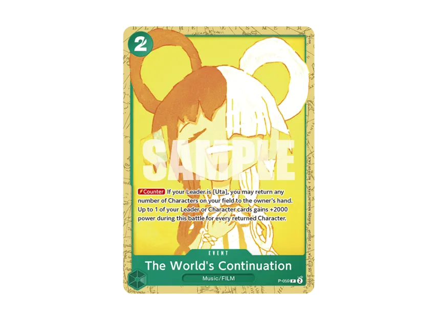 The World's Continuation P [P-059] [EN] (Promotional Card "ST-11 Uta Deck Battle Participation Pack")