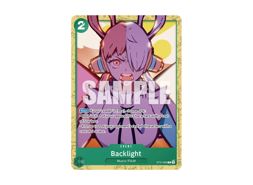 Backlight C [ST11-003] [EN] (Promotional Card "ST-11 Uta Deck Battle Participation Pack")