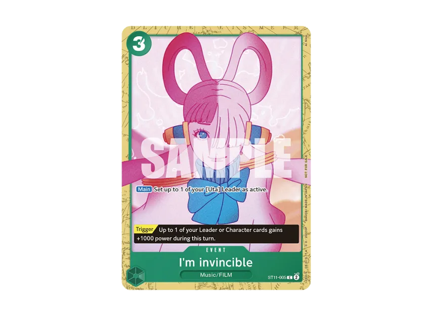 I'm invincible C [ST11-005] [EN] (Promotional Card "ST-11 Uta Deck Battle Participation Pack")