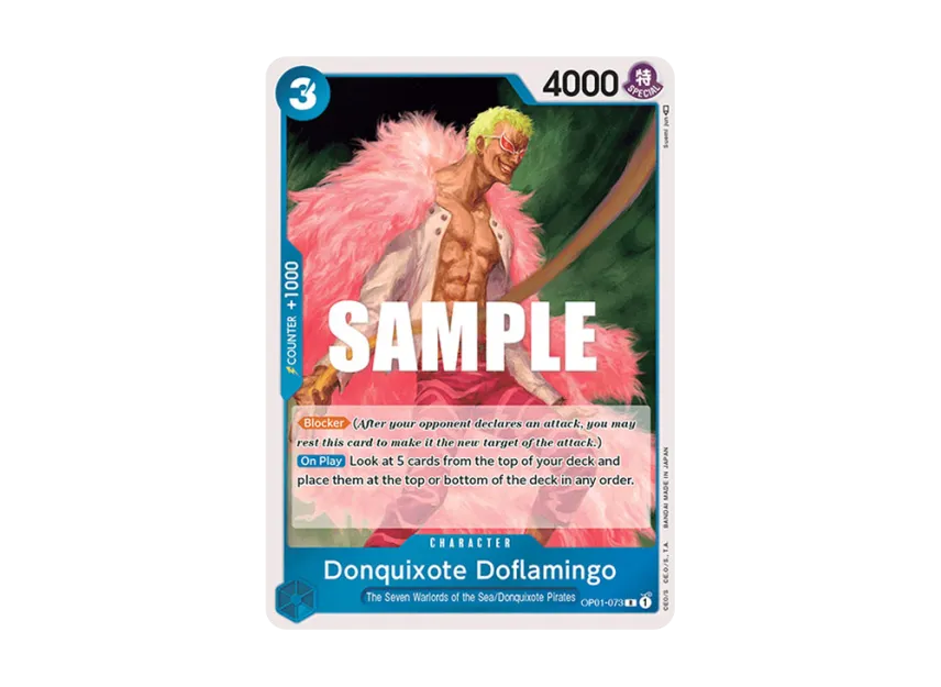 Donquixote Doflamingo R [OP01-073] [EN] (Booster Pack "ROMANCE DAWN")
