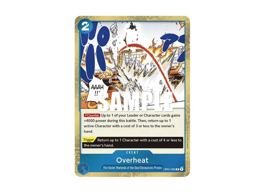 Overheat R [OP01-086] [EN] (Booster Pack "ROMANCE DAWN")