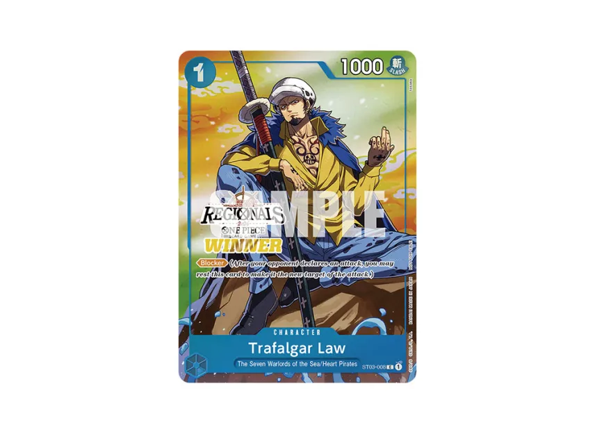 Trafalgar Law C [ST03-008] [EN] (Promotional Card "Offline Regional Champion Card Set 2024 Vol.2")