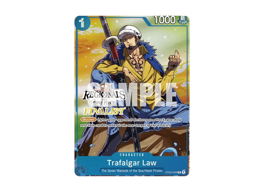 Trafalgar Law C [ST03-008] [EN] (Promotional Card "Online Regional Finalist Card Set 2024 Vol.2")