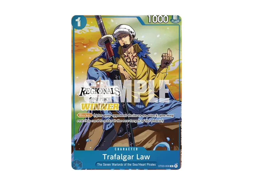 Trafalgar Law C [ST03-008] [EN] (Promotional Card "Online Regional Champion Card Set 2024 Vol.2")