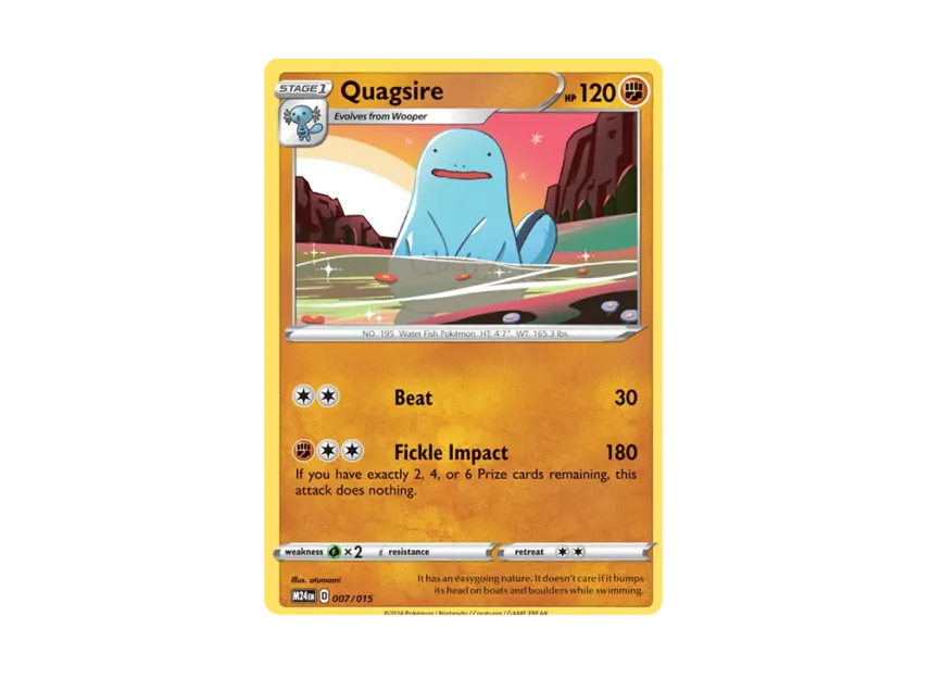 Quagsire [M24 007/015] [EN] (Scarlet & Violet "Mcdonald's 2025 Dragon Discovery")