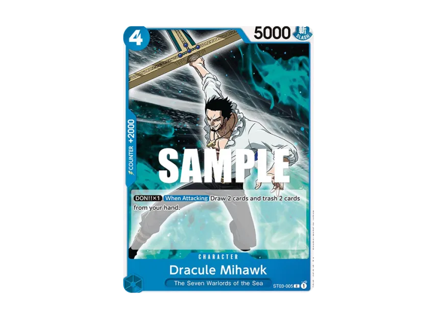 Dracule Mihawk C [ST03-005] [EN] (Start Deck "The Seven Warlords of the Sea")