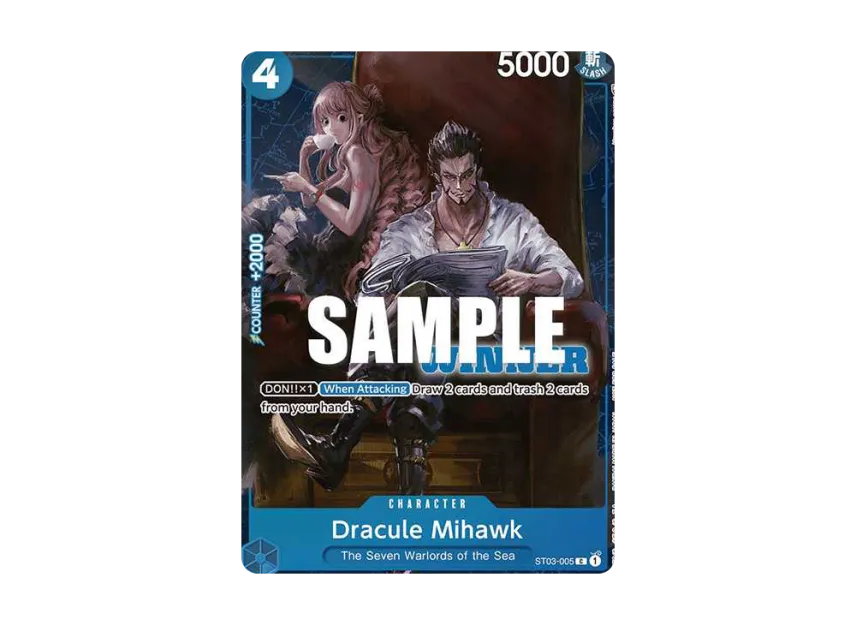 Dracule Mihawk C [ST03-005] [EN] (Promotional Card "Tournament Pack Vol.4 -Winner-")