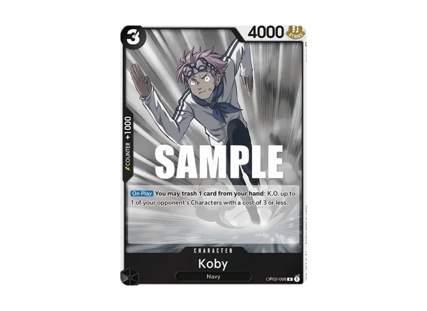 Koby R [OP02-098] [EN] (Booster Pack "Paramount War")