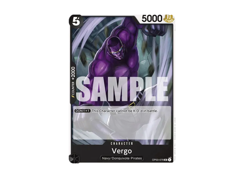 Vergo UC [OP03-079] [EN] (Start Deck "BLACK Smoker")