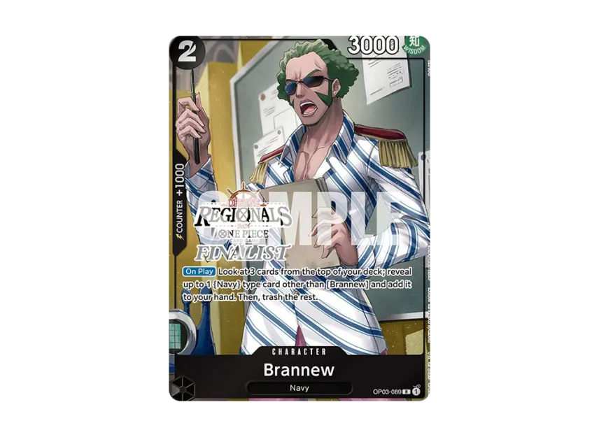 Brannew R [OP03-089] [EN] (Promotional Card "Offline Regional Finalist Card Set 2024 Vol.1")