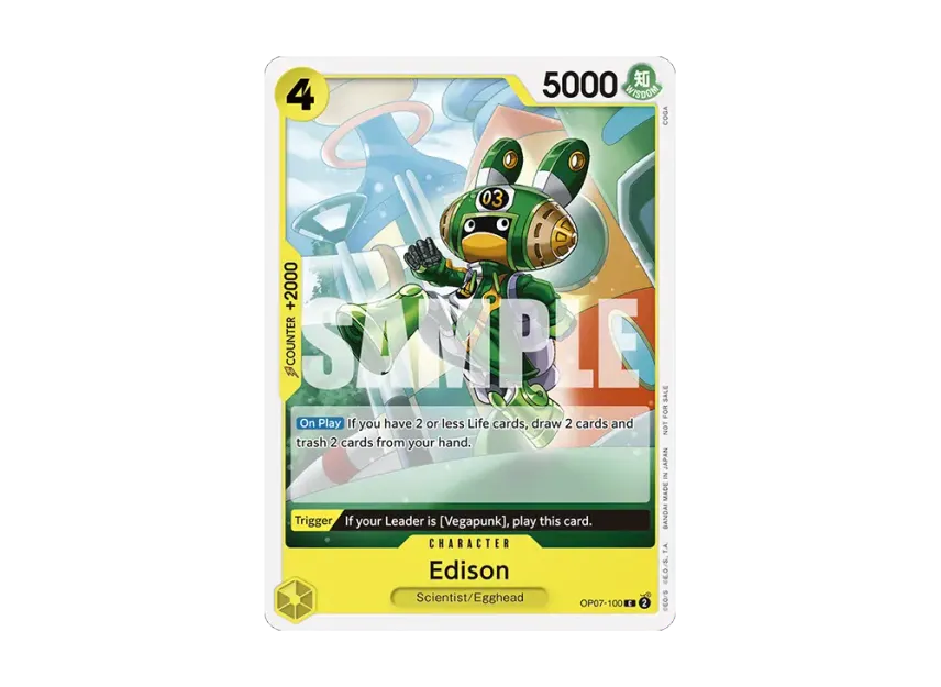 Edison C [OP07-100] [EN] (Promotional Card "Tournament Pack 2024 Oct.-Dec.")