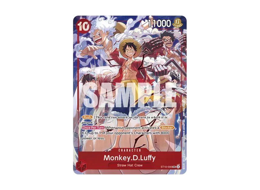 Monkey.D.Luffy SR [ST10-006] [EN] (Promotional Card "ONE PIECE DAY Dallas Card Game Celebration")