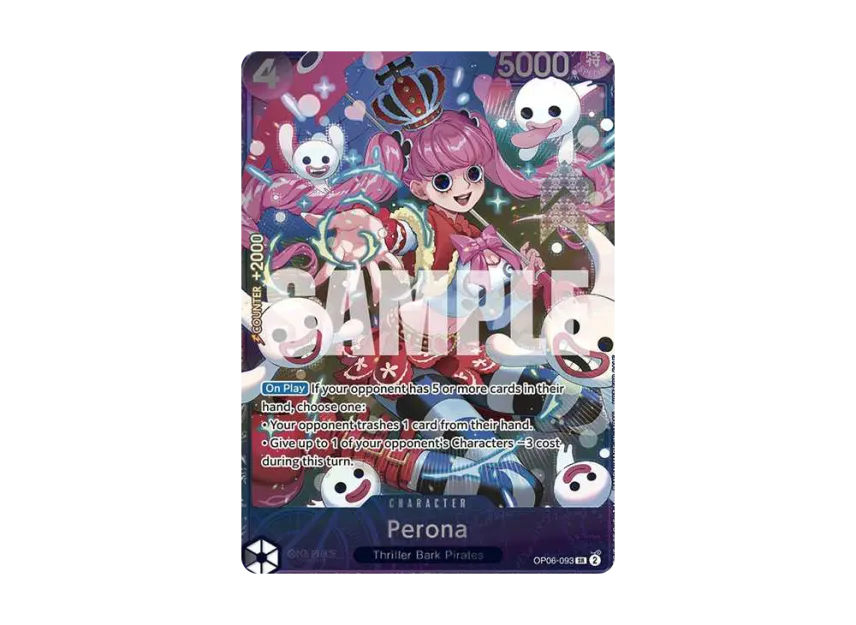 Perona SR [OP06-093] [EN] (Promotional Card "Treasure Cup TOP 16")