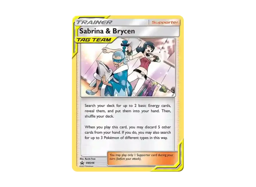 Sabrina & Brycen P [SM246] (Sun & Moon "Promotional Card")