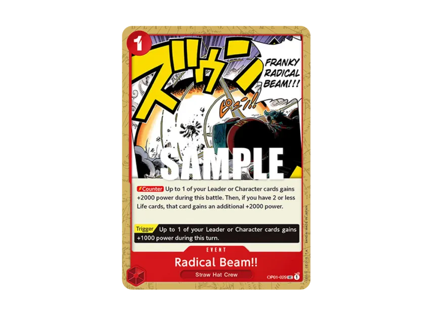 Radical Beam!! UC [OP01-029] [EN] (Booster Pack "ROMANCE DAWN")
