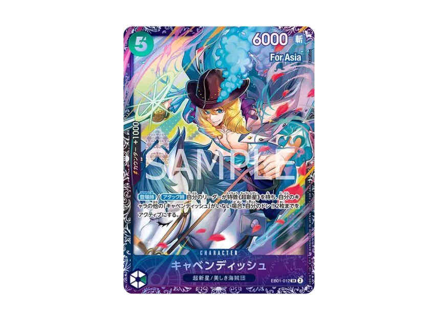 Cavendish SR [EB01-012] ("(Flagship Battle Top 8 Souvenirs) for Asia")