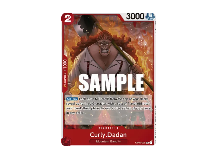 Curly.Dadan UC [OP02-005] [EN] (Booster Pack "Paramount War")