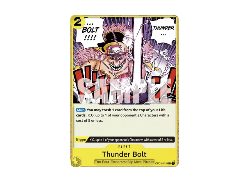 Thunder Bolt C [OP03-121] [EN] (Start Deck "YELLOW Charlotte Katakuri")
