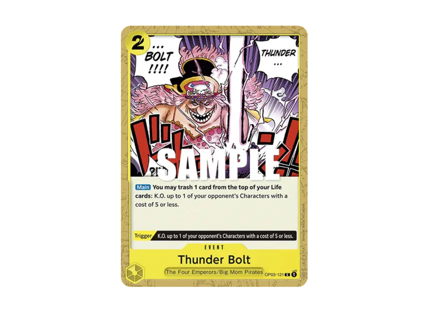 Thunder Bolt C [OP03-121] [EN] (Booster Pack "Pillars Of Strength")