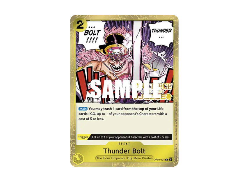Thunder Bolt C [OP03-121] [EN] (Promotional Card "Judge Pack Vol.2")