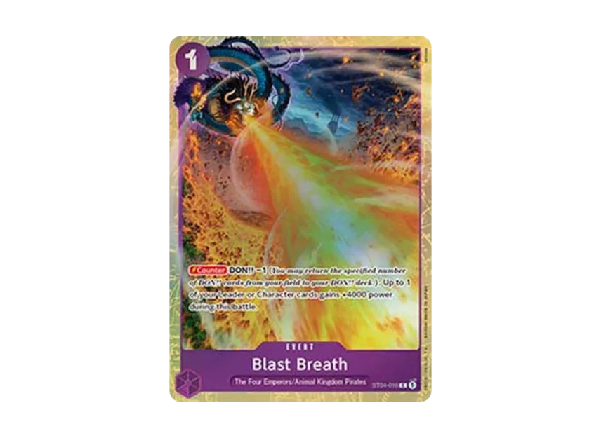 Blast Breath C [ST04-016] [EN] (Premium Card Collection "Best Selection")