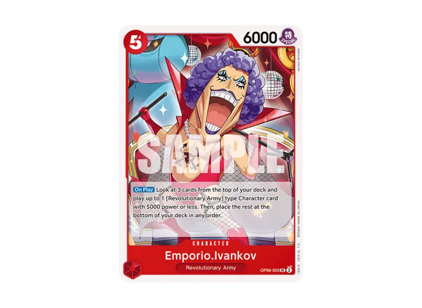 Emporio.Ivankov UC [OP06-003] [EN] (Booster Pack "Wings Of The Captain")
