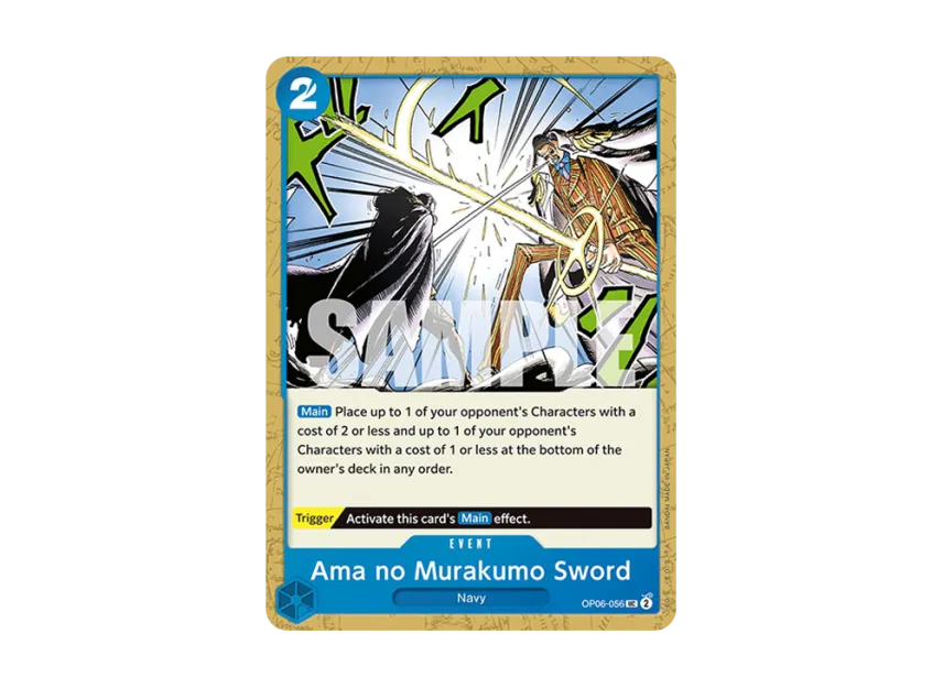 Ama no Murakumo Sword UC [OP06-056] [EN] (Booster Pack "Wings Of The Captain")