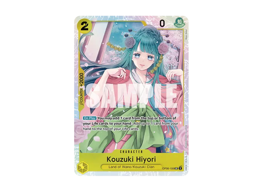 Kouzuki Hiyori SR [OP06-106] [EN] (Booster Pack "Wings Of The Captain")
