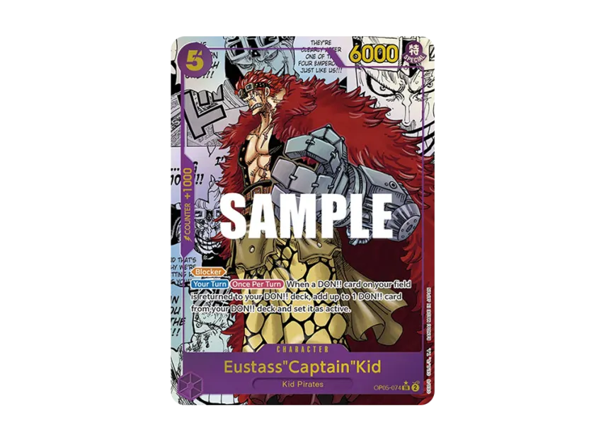 Eustass"Captain"Kid SR-SP : Comic Parallel [OP05-074] [EN] (Booster Pack "Awakening Of The New Era")
