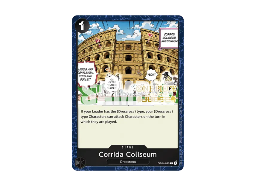 Corrida Coliseum C [OP04-096] [EN] (Promotional Card "Judge Pack Vol.6")