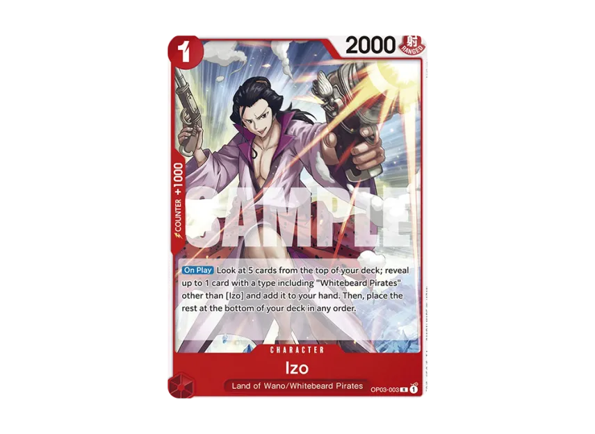 Izo R [OP03-003] [EN] (Start Deck "RED Edward.Newgate")