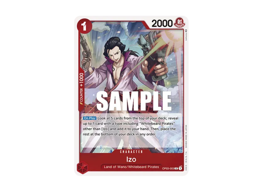 Izo R [OP03-003] [EN] (Booster Pack "Pillars Of Strength")