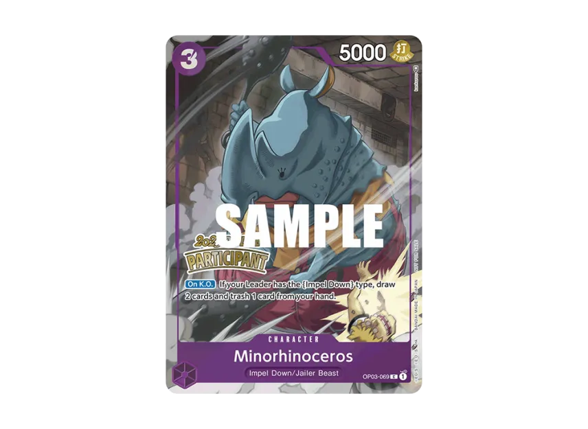 Minorhinoceros C [OP03-069] [EN] (Promotional Card "Offline Regional Participation Pack Vol.2")