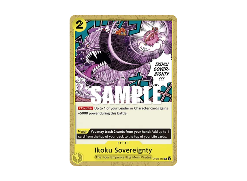 Ikoku Sovereignty UC [OP03-118] [EN] (Booster Pack "Pillars Of Strength")