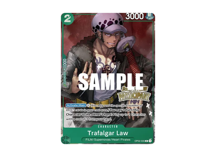 Trafalgar Law C [OP02-035] [EN] (Promotional Card "Offline Regional Participation Pack Vol.1")