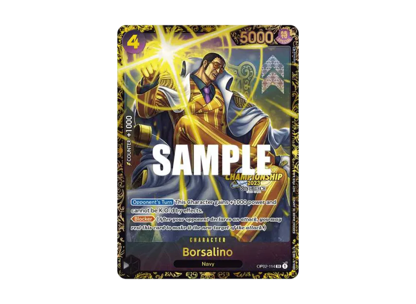 Borsalino SR-P [OP02-114] [EN] (Promotional Card "Championship 2023 Souvenir")
