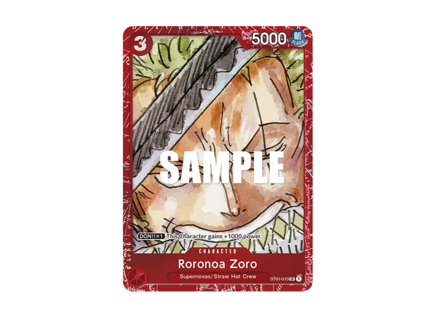 Roronoa Zoro SR [ST01-013] [EN] (Premium Card Collection "FILM RED Edition")