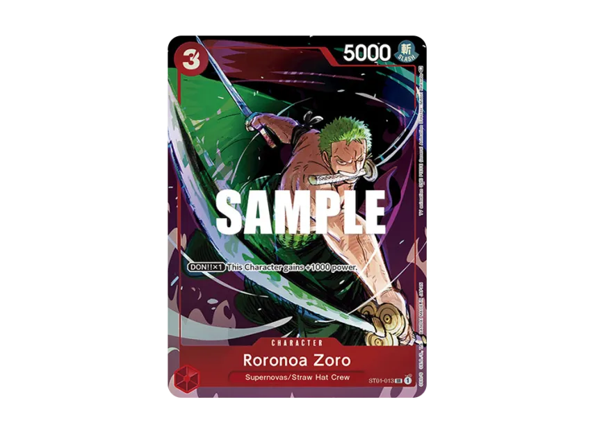 Roronoa Zoro SR [ST01-013] [EN] (Promotional Card "GIFT COLLECTION 2023")