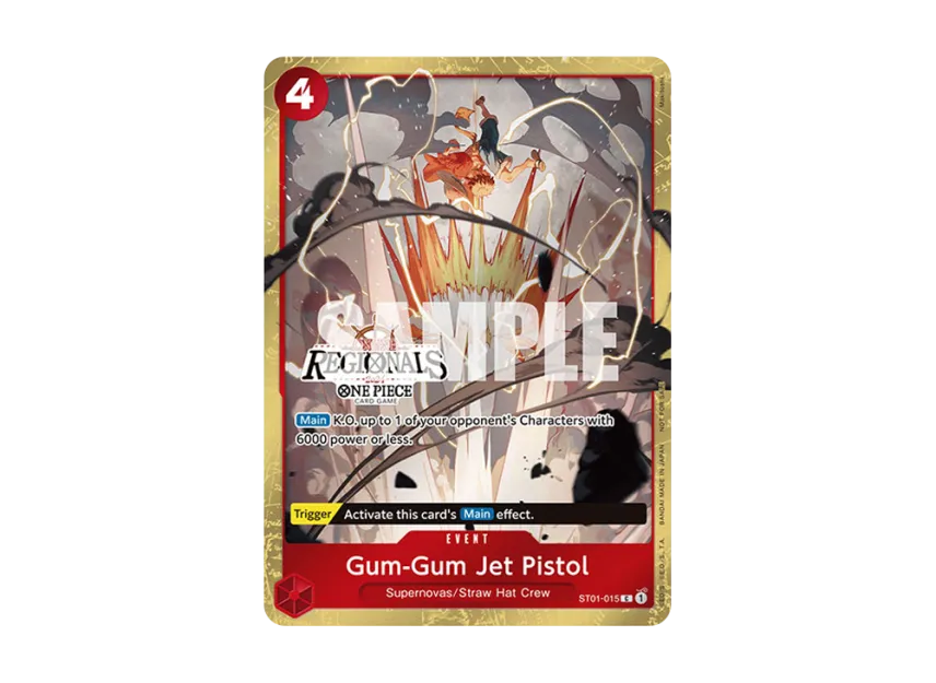 Gum-Gum Jet Pistol C [ST01-015] [EN] (Promotional Card "Online Regional Participation Pack 2024 Vol.1")