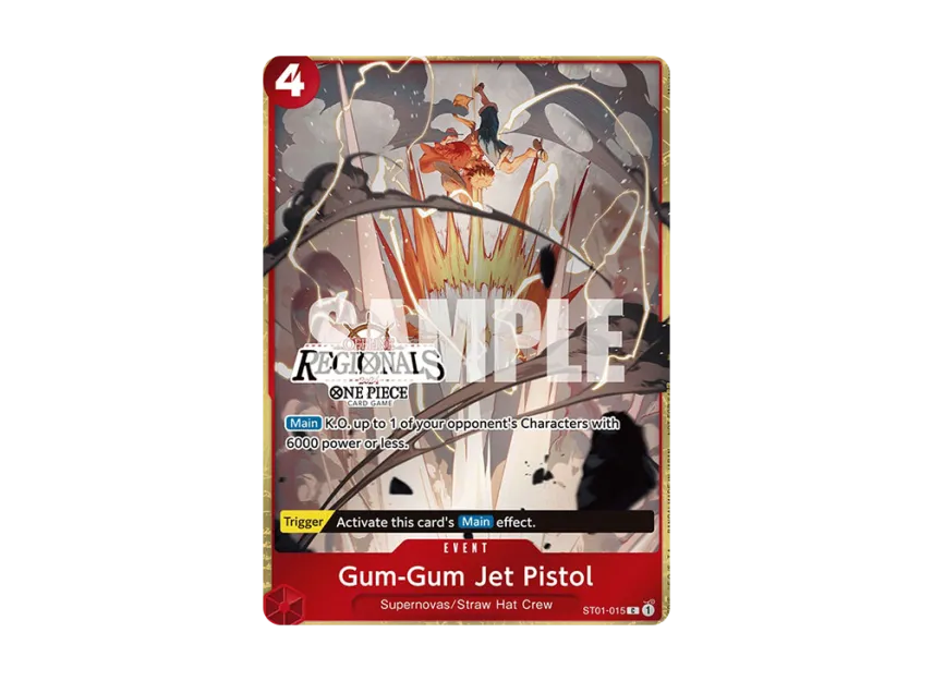 Gum-Gum Jet Pistol C [ST01-015] [EN] (Promotional Card "Offline Regional Participation Pack 2024 Vol.1")
