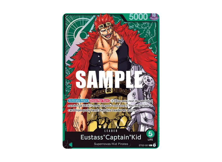 Eustass"Captain"Kid L [ST02-001] [EN] (Start Deck "Worst Generation")