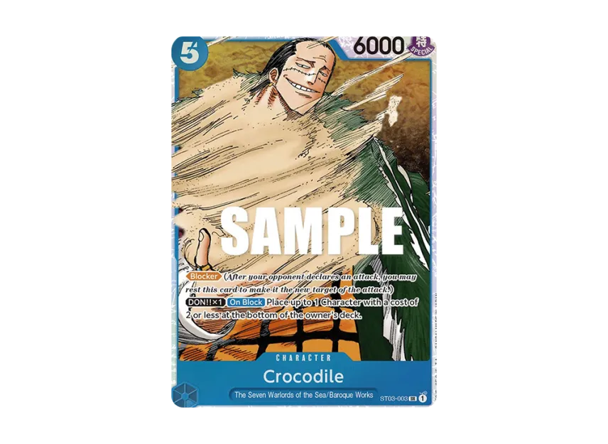 Crocodile SR [ST03-003] [EN] (Start Deck "The Seven Warlords of the Sea")