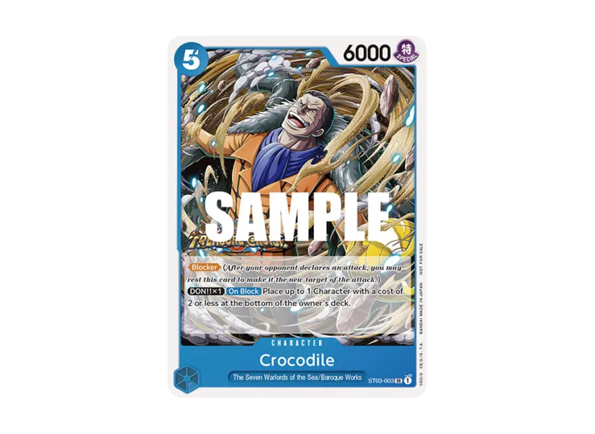 Crocodile SR [ST03-003] [EN] (Promotional Card "Tournament Pack Vol.5")