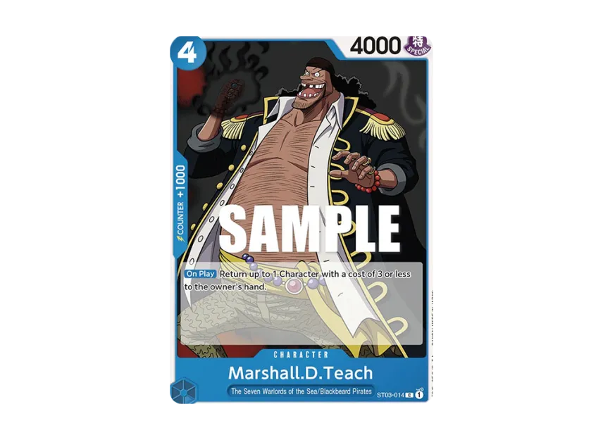 Marshall.D.Teach C [ST03-014] [EN] (Start Deck "The Seven Warlords of the Sea")