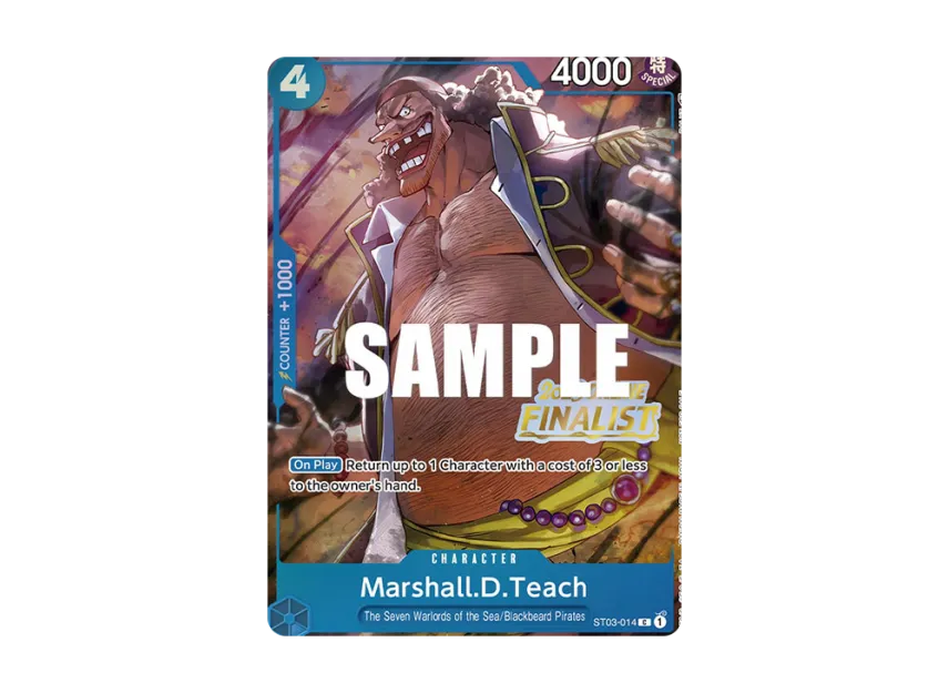 Marshall.D.Teach C [ST03-014] [EN] (Promotional Card "Online Regional 2023 Finalist Card Set")
