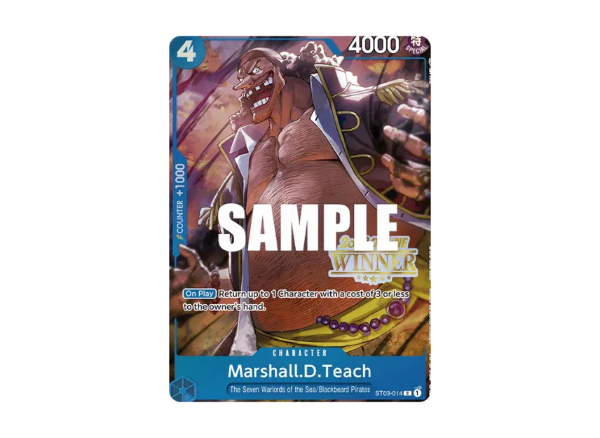 Marshall.D.Teach C [ST03-014] [EN] (Promotional Card "Online Regional 2023 Champion Card Set")