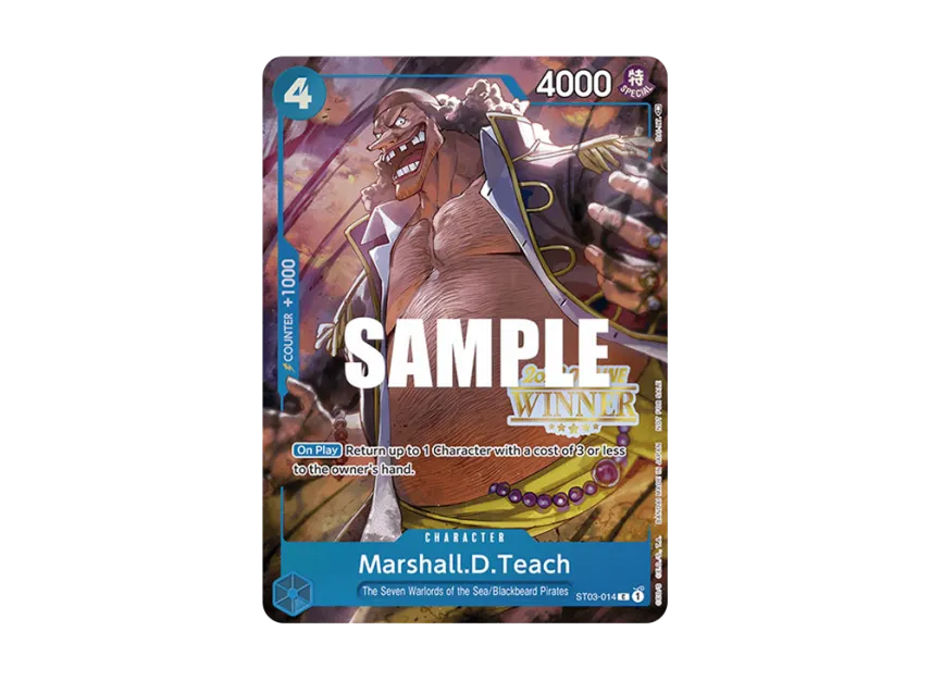 Marshall.D.Teach C [ST03-014] [EN] (Promotional Card "Offline Regional 2023 Champion Card Set")
