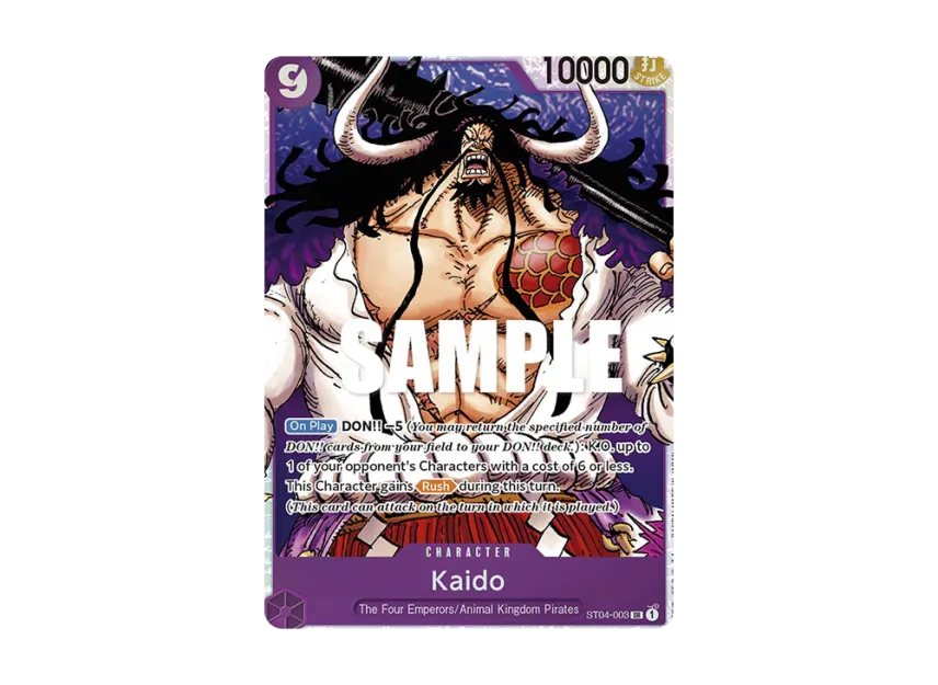 Kaido SR [ST04-003] [EN] (Start Deck "Animal Kingdom Pirates")