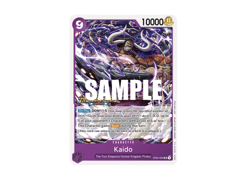Kaido SR [ST04-003] [EN] (Promotional Card "Tournament Pack Vol.5")